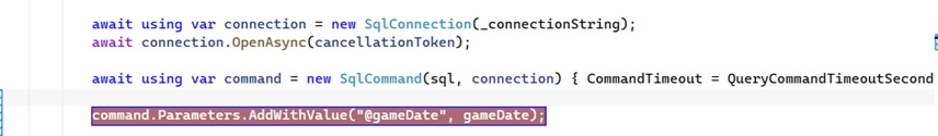 AddWithValue command parameter