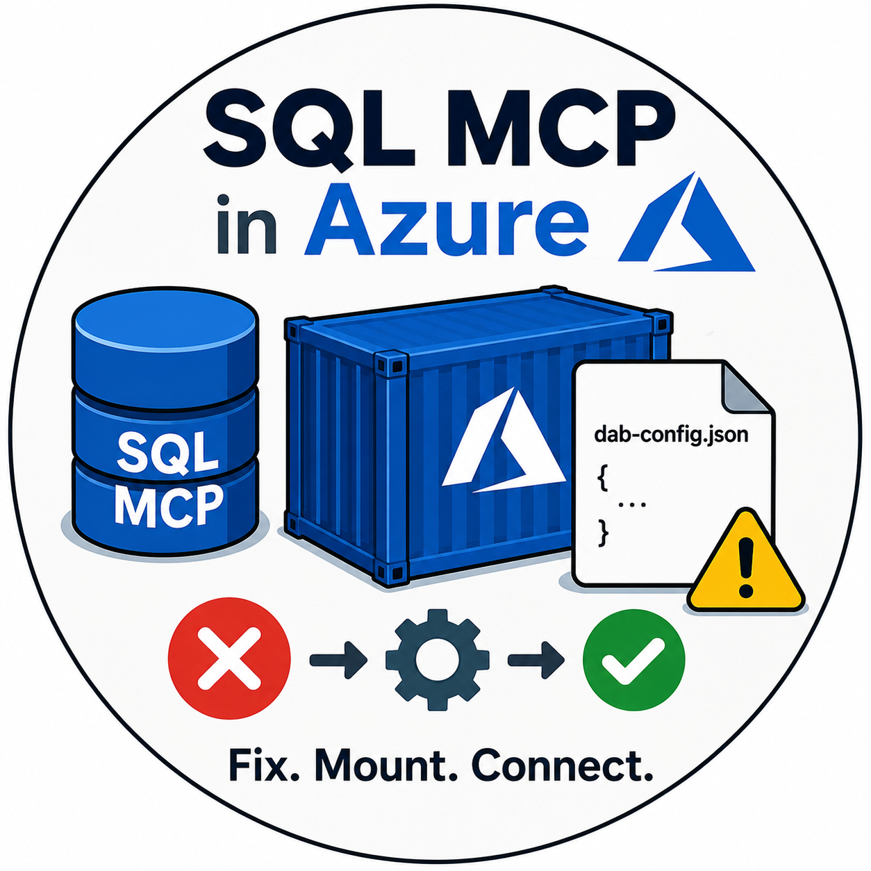 SQL MCP in Azure: Fixing the dab-config.json Mounting Trap